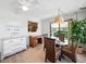Bright dining area with a view of the outdoors, creating a serene ambiance for meal times at 35149 Wagner Way, Zephyrhills, FL 33541