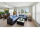 Bright living room with plenty of natural light and modern furnishings for a comfortable space at 35149 Wagner Way, Zephyrhills, FL 33541