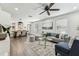 Bright living room with modern furniture, neutral decor, and lots of natural light at 3806 N Tampa St, Tampa, FL 33603