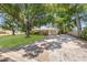 Charming single-story home with mature trees, a well-manicured lawn, and a long driveway at 4465 1St Ne Way, St Petersburg, FL 33703
