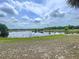 Serene lake view showcasing the water's reflection, lush greenery, and tranquil surroundings at 5058 Westlake Blvd, Dade City, FL 33523