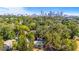 Beautiful aerial view of the property with lush trees and skyline views at 601 Newton S Ave, St Petersburg, FL 33701