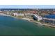Scenic aerial view of a waterfront community featuring well-maintained landscaping and stunning views of the bay at 6021 Bahia Del Mar Cir # 238, St Petersburg, FL 33715