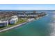 Gorgeous aerial view overlooking the community featuring beach access and stunning waterfront scenery at 6021 Bahia Del Mar Cir # 238, St Petersburg, FL 33715