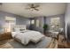 Bedroom with neutral tones, natural light, and stylish furnishings for relaxation at 624 51St N Ave, St Petersburg, FL 33703
