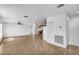 Open concept featuring tile flooring, recessed lighting, ceiling fan, and spacious living area at 10701 Village Green Ave, Seminole, FL 33772