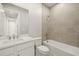 Bathroom with a shower-tub combination and single sink vanity at 11359 Boundless Ter, Venice, FL 34293