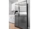 Close up of a stainless steel refrigerator with built-in water and ice dispenser at 118 Leisure Pl, Rotonda West, FL 33947