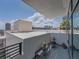 Relax on this covered balcony with views of the city at 1208 E Kennedy Blvd # 914, Tampa, FL 33602