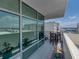 A condo balcony with floor to ceiling glass doors and views of the city at 1208 E Kennedy Blvd # 914, Tampa, FL 33602