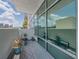 Enjoy indoor/outdoor living on this spacious balcony with beautiful cityscape views at 1208 E Kennedy Blvd # 914, Tampa, FL 33602