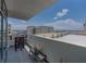 Relax on this covered balcony with views of the city at 1208 E Kennedy Blvd # 914, Tampa, FL 33602
