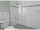 Modern shower featuring elegant tile work and a glass enclosure, showcasing a rain-style shower head at 1208 E Kennedy Blvd # 914, Tampa, FL 33602