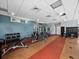Full gym with weights, machines and a full mirror and rubber floor at 1208 E Kennedy Blvd # 914, Tampa, FL 33602