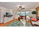 Bright living room boasts natural light, a comfortable seating area, and stylish decor at 1500 Robinson N Dr, St Petersburg, FL 33710