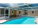 Inviting screened-in pool area, perfect for relaxation and entertaining at 1829 1St E Ave, Bradenton, FL 34208