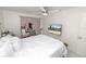 Inviting bedroom boasts a vanity area, modern decor, and a soothing ambiance at 1900 58Th N Ave # 26, St Petersburg, FL 33714