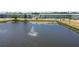 Pond view featuring fountain at 1900 58Th N Ave # 26, St Petersburg, FL 33714