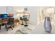 Open floor plan showcasing a modern design with a view into the kitchen at 1981 Lakewood Club S Dr # 4M, St Petersburg, FL 33712