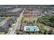 Wonderful community aerial view with water, pool, and playground at 1984 Hawks View Dr, Ruskin, FL 33570