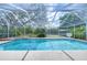 Inviting backyard pool featuring a built-in hot tub and a screened enclosure offering privacy and protection at 2117 Laindale Pl, Valrico, FL 33596