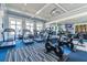 Community gym featuring modern exercise equipment and a mirrored wall at 29895 Picana Ln, Wesley Chapel, FL 33543
