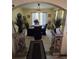 Elegant dining area featuring stylish black accents, decorative fixtures, and ample natural light at 3503 N 11Th St, Tampa, FL 33605