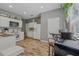Functional kitchen with white appliances and ample counter space for meal preparation at 4815 Barnstead Dr, Riverview, FL 33578