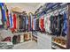 Spacious walk-in closet with ample storage solutions at 7627 Artifact Dr, Zephyrhills, FL 33541