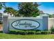 Landings at Alafia community sign with manicured landscaping at 10436 Rivercrest Dr, Riverview, FL 33578