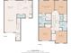 Detailed two-story floor plan with dimensions for living room, bedrooms, bathrooms, and kitchen at 10436 Rivercrest Dr, Riverview, FL 33578