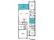 Detailed floor plan showcasing the layout of the home, including bedrooms, baths, and living spaces at 11520 Myakka Blue Dr, Venice, FL 34293