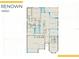 Detailed floor plan showcasing the layout of this spacious home, including the owner's suite and three-car garage at 14727 Eagle Branch Dr, Nokomis, FL 34275