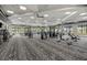 A gym with state-of-the-art equipment surrounded by many large windows that let in plenty of natural light at 14727 Eagle Branch Dr, Nokomis, FL 34275