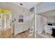 room with bunkbeds, dresser, closet, and wood laminate flooring at 1535 Crossvine Ct, Trinity, FL 34655