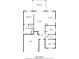 Floor plan layout shows bedrooms, eat-in kitchen, living room, garage, and screened porch at 1535 Crossvine Ct, Trinity, FL 34655