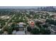Aerial view of the neighborhood showcasing the property's location with easy access to major highways and downtown at 2130 W Spruce St, Tampa, FL 33607
