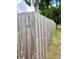 Property line features a well maintained wooden fence for added privacy and security at 2400 13Th S Ave, St Petersburg, FL 33712