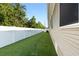 Spacious backyard with lush artificial turf, providing a low-maintenance and aesthetically pleasing outdoor space at 2715 9Th N Ave, St Petersburg, FL 33713