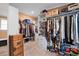 Spacious walk-in closet with custom shelving and drawers offering ample storage space at 2715 9Th N Ave, St Petersburg, FL 33713