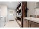 Mudroom area with built-in storage, sink, and access to the backyard at 2715 9Th N Ave, St Petersburg, FL 33713