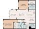 Detailed floor plan showcasing layout with labeled rooms and dimensions for the home at 2755 Via Capri # 1223, Clearwater, FL 33764