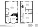 Floor plan for the 922 sq ft home featuring 2 bedrooms and 1.5 bathrooms at 8101 Interbay Blvd # A, Tampa, FL 33616