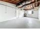 Unfinished basement offers ample storage and utility space at 8240 Quail Rd, Seminole, FL 33777
