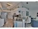 Well-lit kitchen with modern appliances, a breakfast bar, and an open layout to the living area at 8915 Hannigan Ct, Tampa, FL 33626
