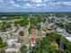Aerial view of property showcasing its location within a lush green landscape at 126 Ridgewood Ave, Brandon, FL 33510
