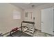 Pet grooming station with grooming tables and tiled floor, providing a clean space to pamper your furry friends at 126 Ridgewood Ave, Brandon, FL 33510