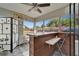 Bright reception area with ceiling fan and large windows looking out at 126 Ridgewood Ave, Brandon, FL 33510