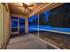 Screened porch with views of the backyard, providing a relaxing space for outdoor enjoyment at 12831 White Bluff Rd, Hudson, FL 34669