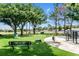 Community dog park featuring lush green space, benches, and agility equipment offering a safe and fun environment for pets at 13613 Laraway Dr, Riverview, FL 33579